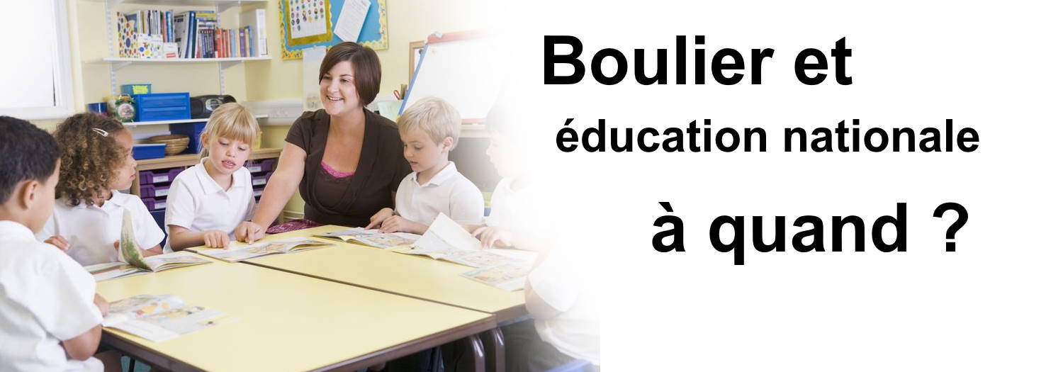 Avis d'Institutrices sur le Boulier