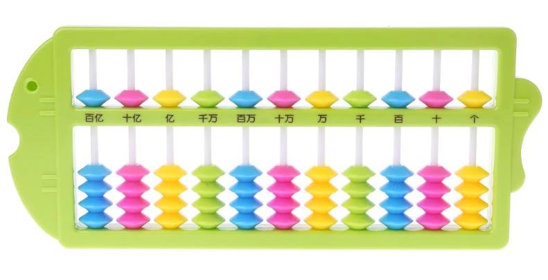 Japanischer Kinder-Soroban aus Kunststoff – Grün
