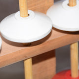 Giant Soroban for Classroom 13 Rows - White / Red Beads