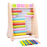 Wooden abacus with whiteboard