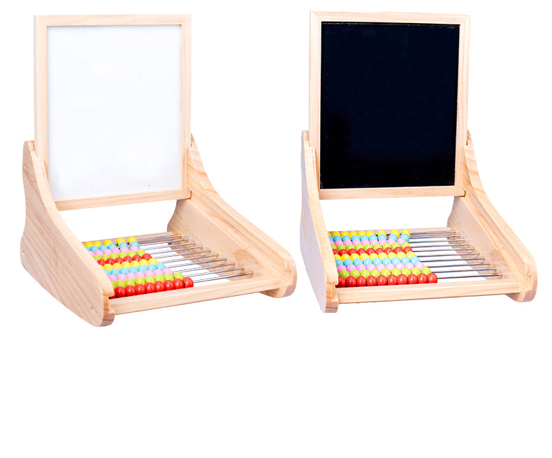 Holz-Abakus mit Whiteboard