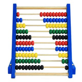 Wooden Student Abacus with Stand - Blue