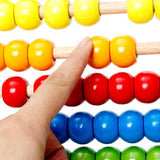 Gran ábaco de madera 32 cm - 10 filas