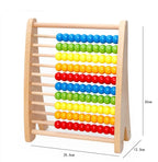 Holz-Abakus - 10 Reihen