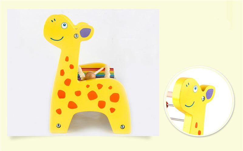 Holz-Abakus Giraffe - Xylophon