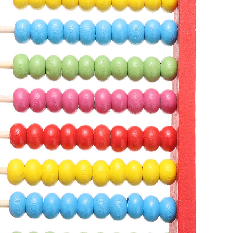 Kleiner Holzabakus – 10 Reihen (rot)