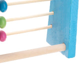 Wooden Abacus (Small Size) - 10 Rods (Blue)