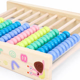 Solid Wood Abacus in Bright Colors - Little Snail