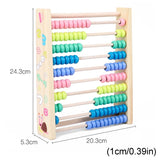 Solid Wood Abacus in Bright Colors - Little Snail