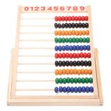 Ábaco de madera con soporte