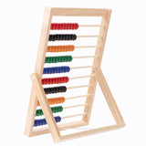 Ábaco de madera con soporte