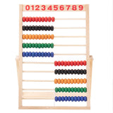 Ábaco de madera con soporte