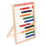 Ábaco de madera con soporte