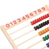 Ábaco de madera con soporte