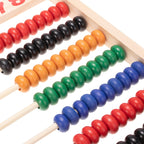 Ábaco de madera con soporte