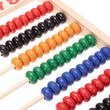 Ábaco de madera con soporte