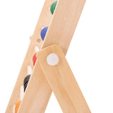 Ábaco de madera con soporte