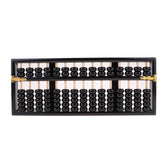 Wooden Chinese Abacus - 15 Rods - Black